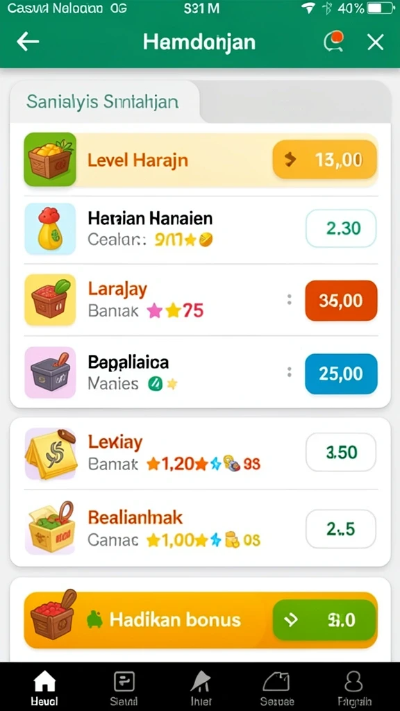 Beragam pilihan tema slot yang dapat dipilih.