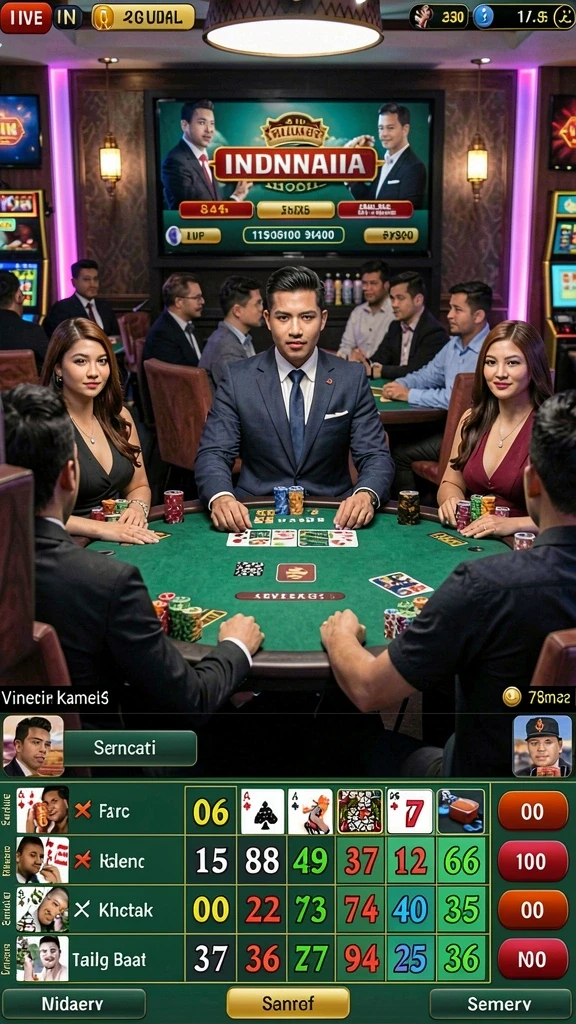Tampilan level yang menantang dengan berbagai rintangan.