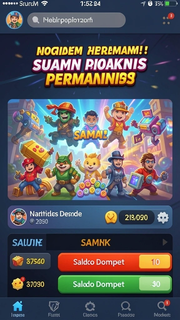 Tampilan antarmuka yang bersih dan user-friendly.