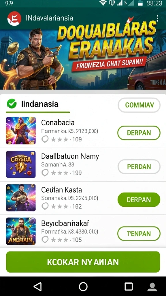 Tampilan antarmuka yang ramah pengguna dan menarik.