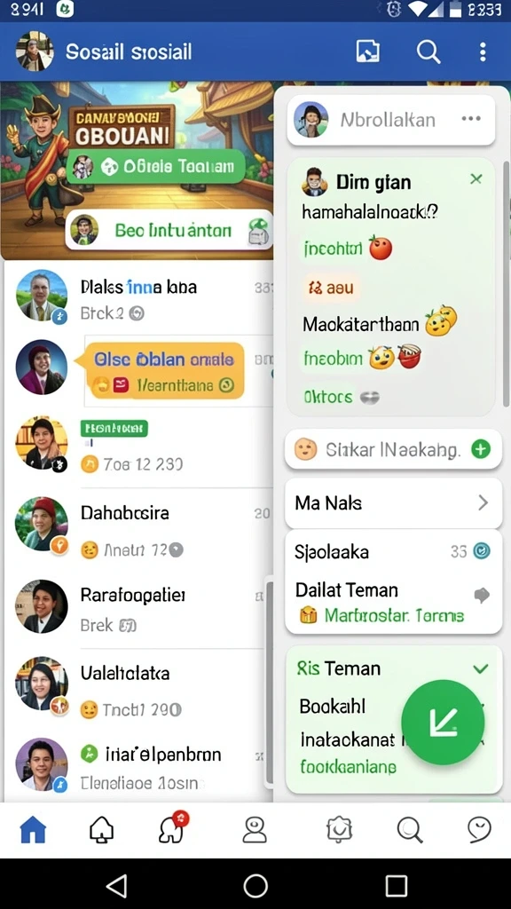 Pengguna dapat berinteraksi dengan karakter unik di ASD123.
