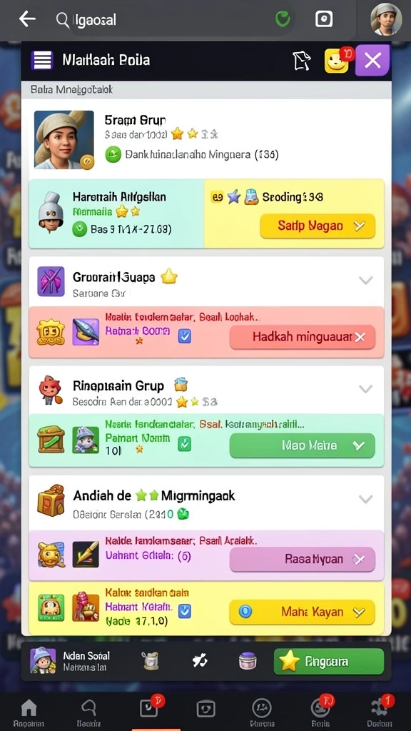 Tampilan antarmuka yang menarik dan intuitif.