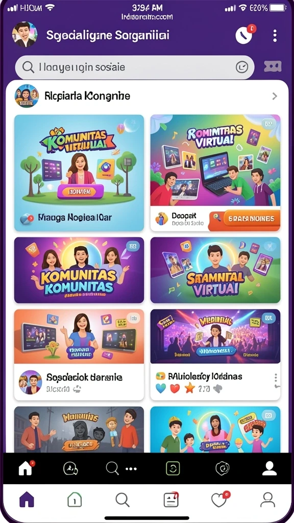Karakter dengan kostum unik dalam BROMO77.