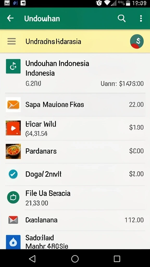 Tampilan antarmuka yang menarik dan modern.