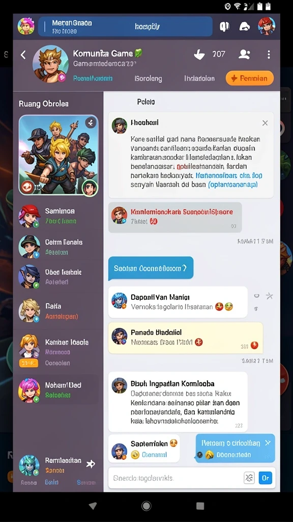 Mode multiplayer yang memungkinkan bermain bersama teman.