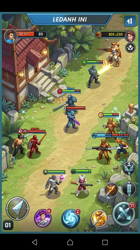 Tampilan permainan slot klasik yang menarik.