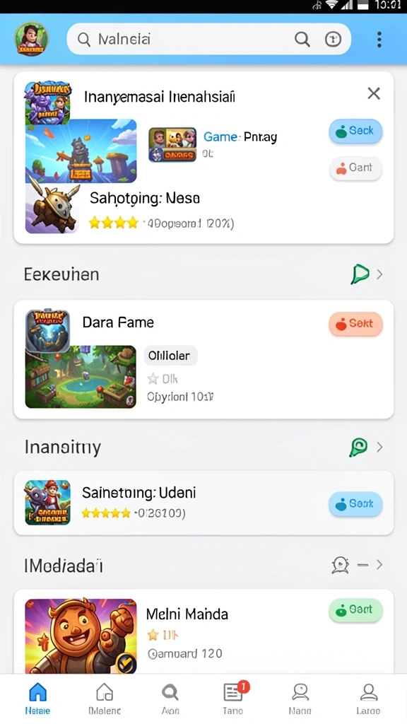 Fitur turnamen untuk menambah keseruan bermain.