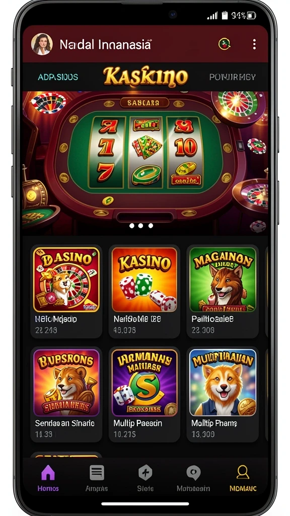 Tampilan antarmuka utama game MPO303.