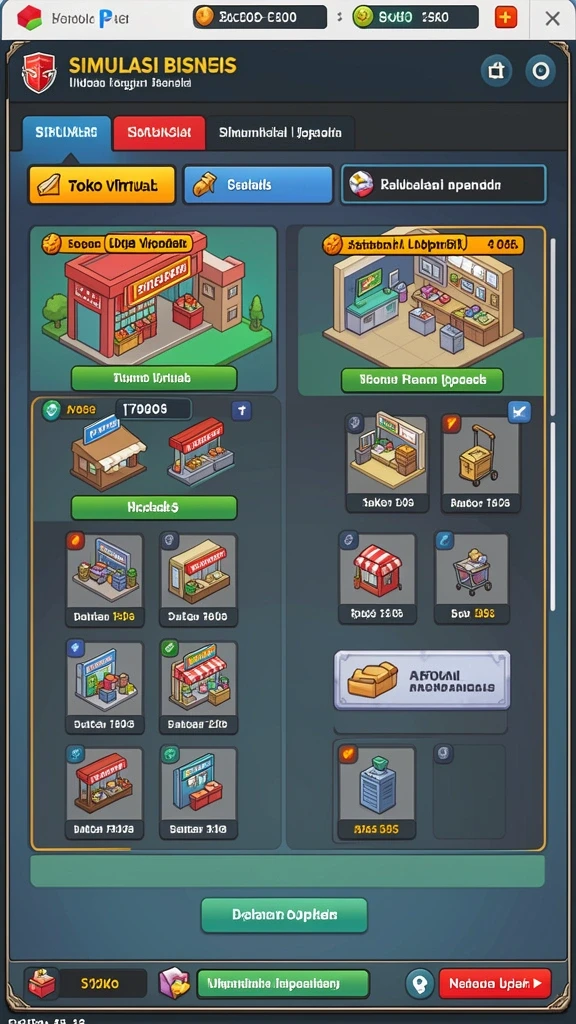 Tampilan permainan togel yang beragam dan menarik.
