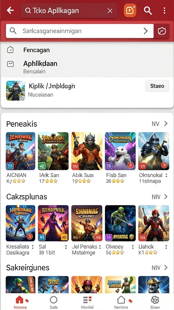 Karakter yang menarik dan beragam dalam game.