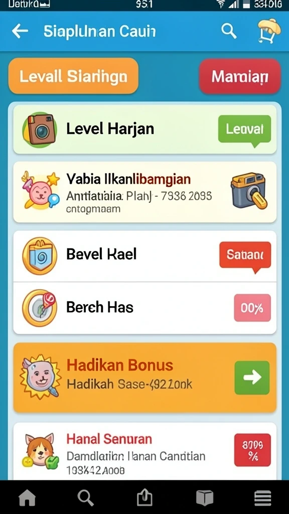 Tampilan antarmuka yang menarik dan intuitif.