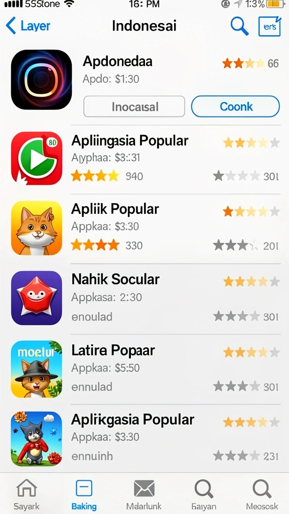 Tampilan antarmuka yang user-friendly dan modern.