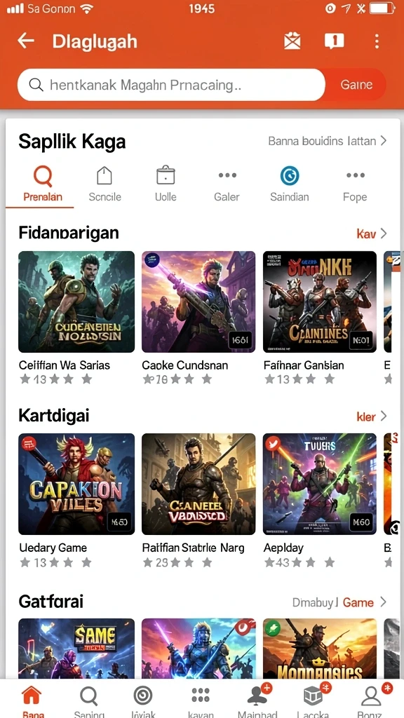 Misi yang menantang dengan berbagai level berbeda.