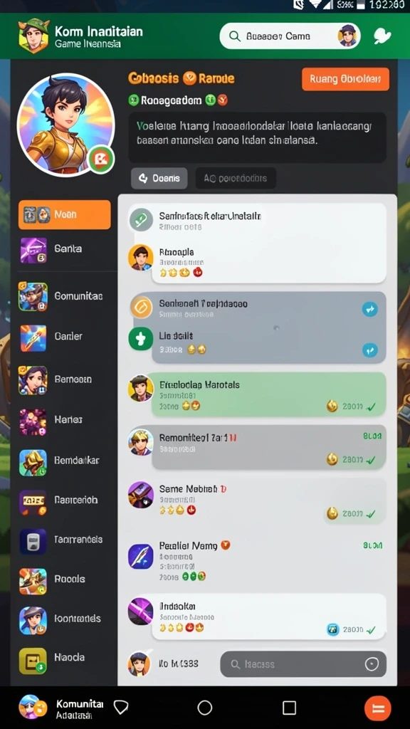 Tangkapan layar menunjukkan grafis menawan dalam game.