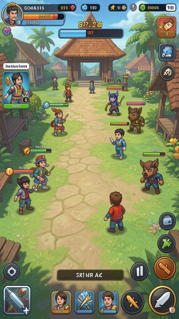 Gambaran dari mode multiplayer yang penuh aksi dan kerjasama.