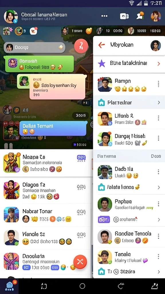 Tantangan level yang mendebarkan di YUMETOTO.