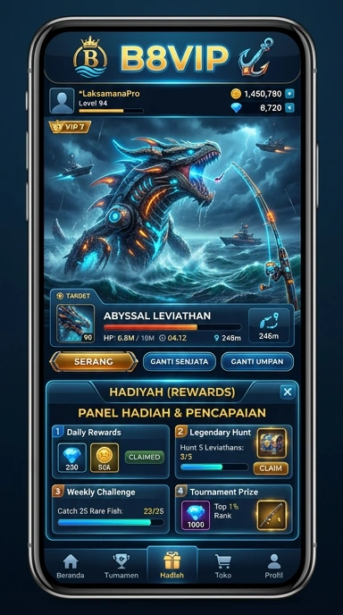 b8vip — layar beranda